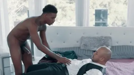 NoirMale.com: Muscled Marquee D Angelo spanking doggy fucks
