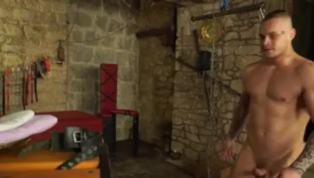 BROMO.com: BDSM in company with muscled european hunk Luke