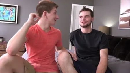 Saxon's Mouth Fills with Kennedy's Huge Cock