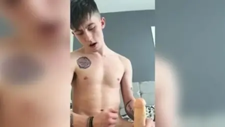 TXXXMStudios.com - British Arron Myers jerking uncut cock