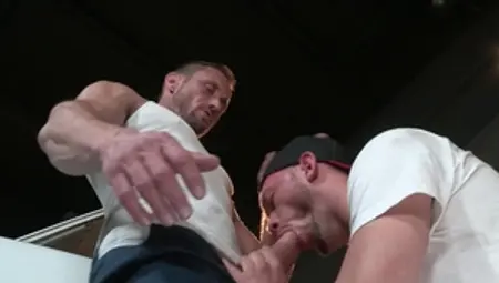 Hot House - Wet Micky Jr giving head for big dick in van
