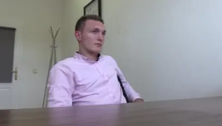 DirtyScout: Ass fucking in office next to virgin girlfriend