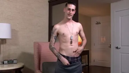 Activeduty - Solo James touching big dick