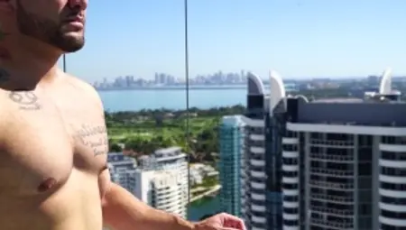 DrillMyHole.com: Muscle and hairy hunk anal fucking
