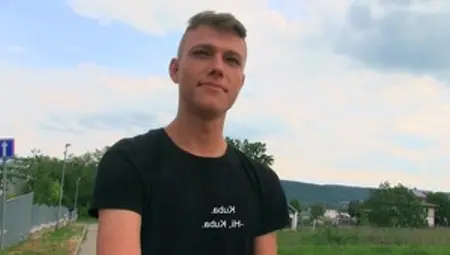 CzechHunter: Tight gay moaning in the woods