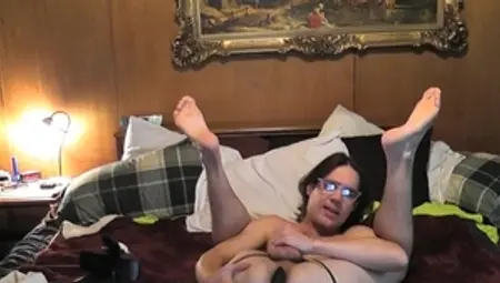 ZackRandall.net - Cam in glasses sucking uncut cock in the bed