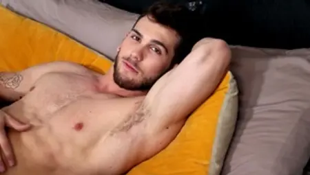NextDoorMale - Piercing Chuck masturbation getting facial