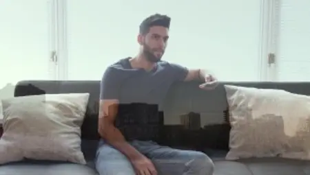 Str8 To Gay: Hairy hunk nailed by big dick guy