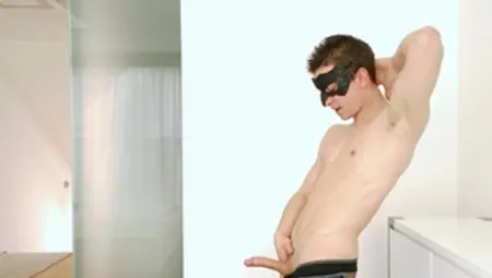 Maskurbate: Young Czech guy supermodel Ryan feels like fucking