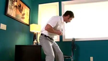 Next Door Male: Stroking Through the Tie Tension