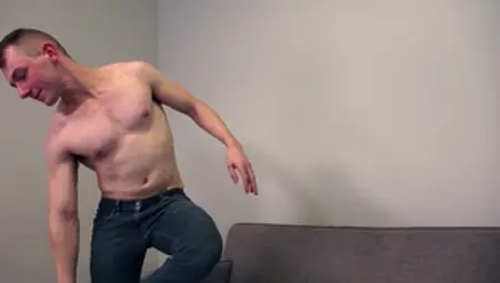 Blake’s Massive Cock Gets A Solo Stretching Session