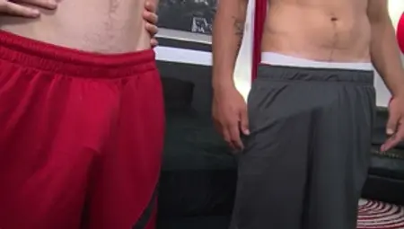 Ian's Tanned Body Next to the Pool