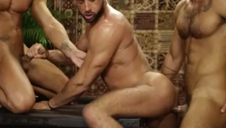 Drill My Hole - Pierced inked brazilian jock threesome