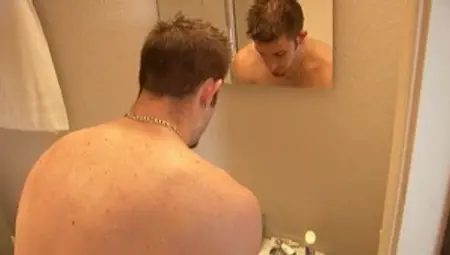 Next Door Male: Rippling Abs in the Shower