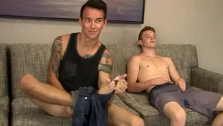 Activeduty: Inked Matthew next to Scott fucked anal