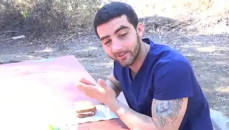 Str8chaser.com: Hairy enjoying big black dick guy