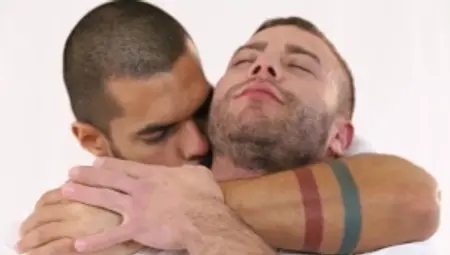 DrillMyHole - Tattooed hairy latin hunk butt sex