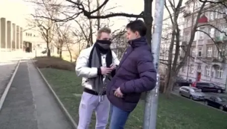 BROMO.com - Jock Rob Blonde throat fuck scene