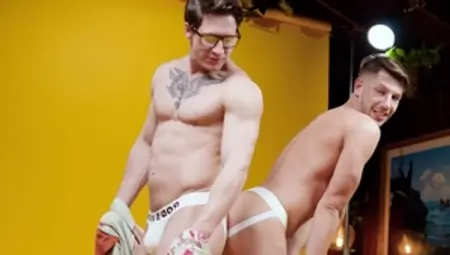 Rodsroom - Gay Dalton Riley receiving facial sex scene in HD
