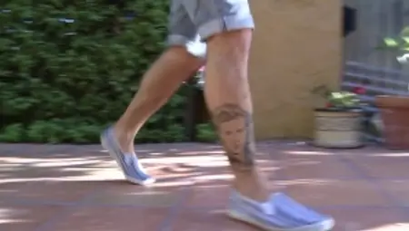 Drill My Hole: Tattooed neighbor agrees to gagging