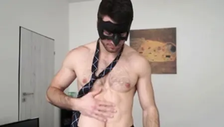 Maskurbate - Hairy Sam tied up