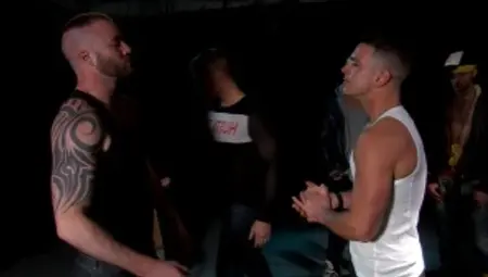 Men of UK - Hunk Paul Walker getting a facial in the club