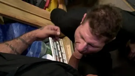 MenOver30 - Hairy Luke Ewing hardcore cum on face rimming