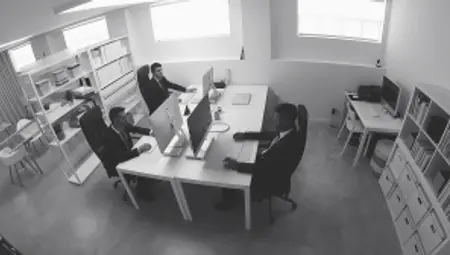 The Gay Office: Athletic Andy Star butt fucking rimming