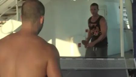 GodsOfMen.com: Big dick Landon Mycles butt fucking