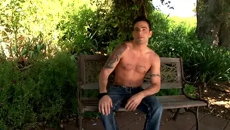 Next Door Male: Tyger Biggs showing big dick