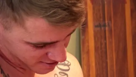 Active Duty: Gagging on Marc's Muscular Tool