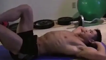 CumFu.com - Solo athletic asian workout