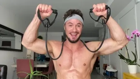 Falcon Studios: Hard ramming alongside bodybuilder