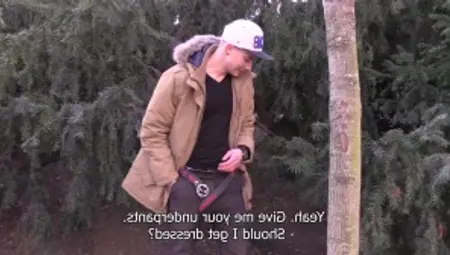 Czech Hunter - Angry Czech twink gets plowed in the forest