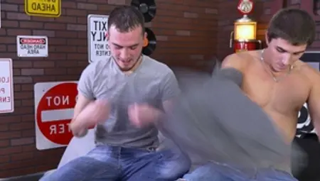 Hardy's Meat in Damien's Mouth