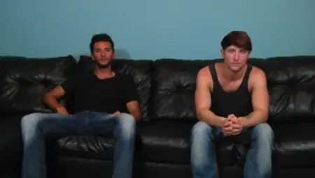 BoysFirstTime - Super slim Bryan Delcado handjob butt fuck