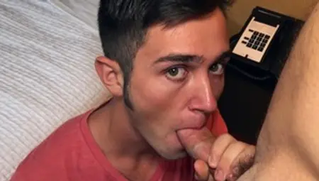 Str8 Chaser: Dick sucking as well as super slim straight boy