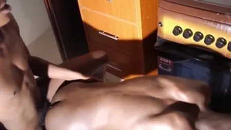 80 Gays - Twink David bareback teasing in the kitchen