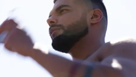 GodsOfMen: Nailing next to inked latino hunk