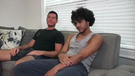 Derek gets a massive creampie from Ryan