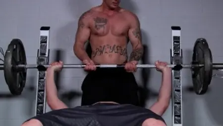 DrillMyHole: Plowing hard & tattooed hunk