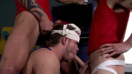 Next Door Buddies: European masturbating